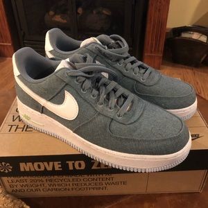 Air Force 1 ‘07 Ozone Blue/ White- Barely Volt Men’s Size 8 / Women’s Size 9.5